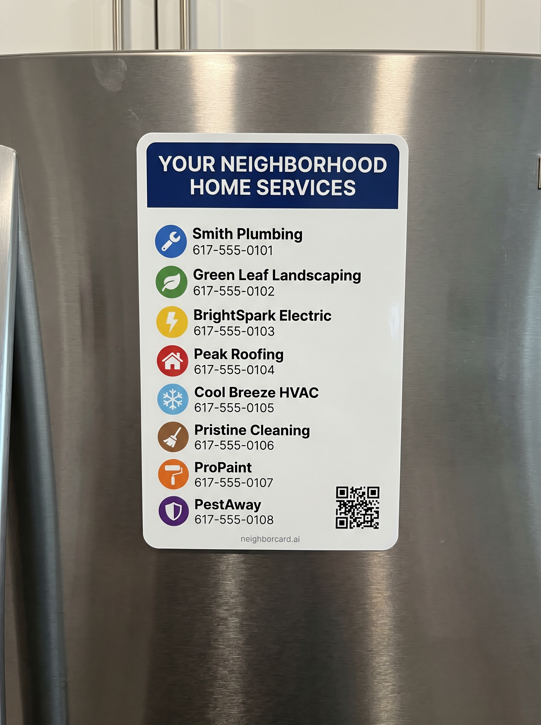 Fridge magnet sample