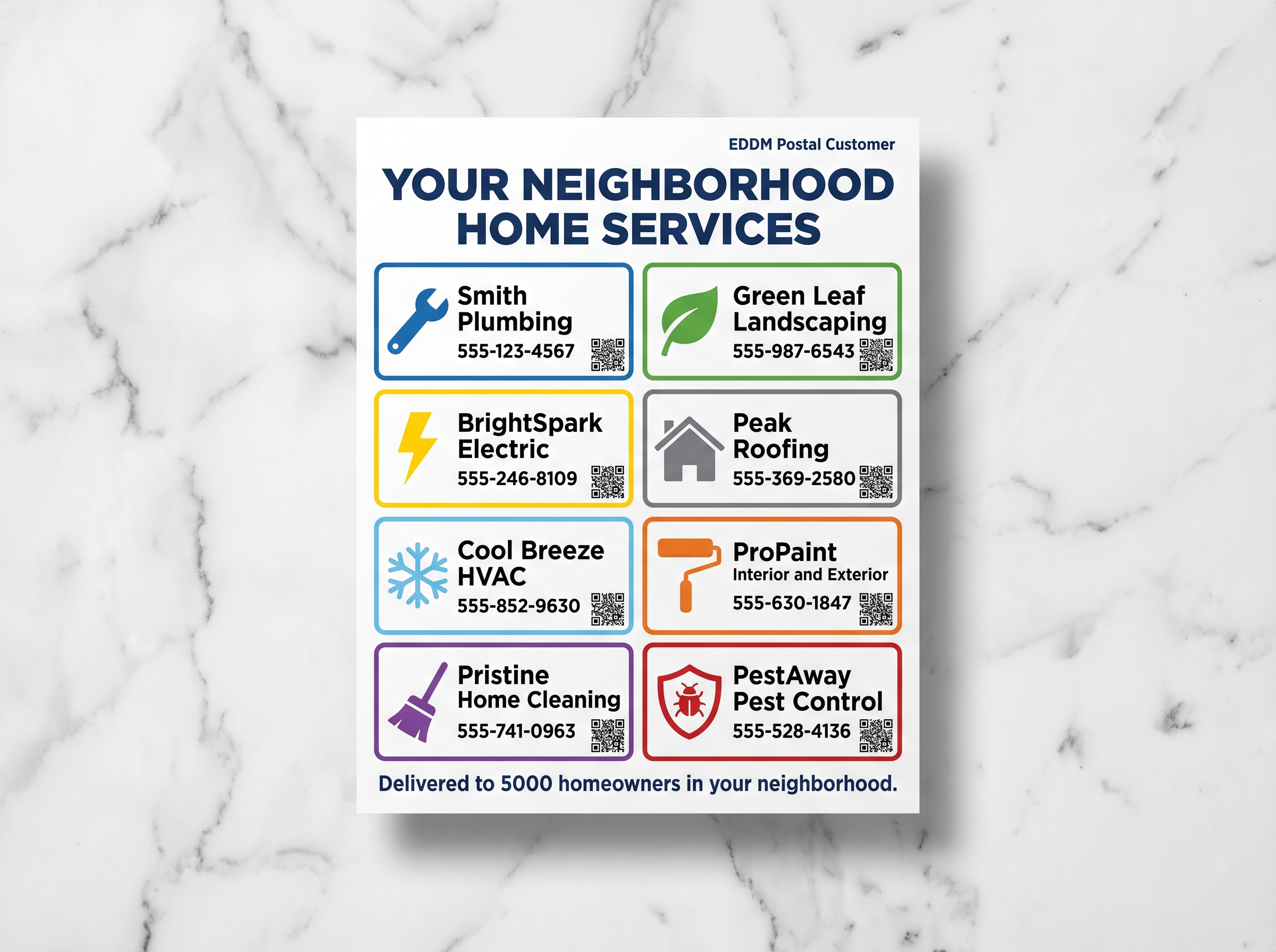 Shared postcard sample